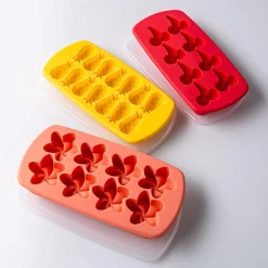 Joie Shapes 'Plumeria' Ice Cube Tray 8-capacity (Pink)