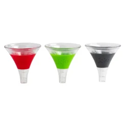 Joie Wide Mouth Plastic Funnel - Set of 3 (Assorted)