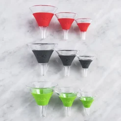 Joie Wide Mouth Plastic Funnel - Set of 3 (Assorted)