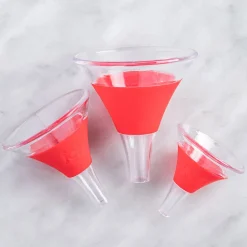 Joie Wide Mouth Plastic Funnel - Set of 3 (Assorted)