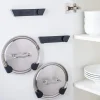 Joseph Joseph Cupboardstore Adhesive Pot Lid Holder - Set of 4 (Black)