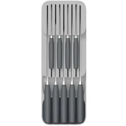 Joseph Joseph Drawerstore Compact Knife Organizer (Grey) 15.5x5.5x3