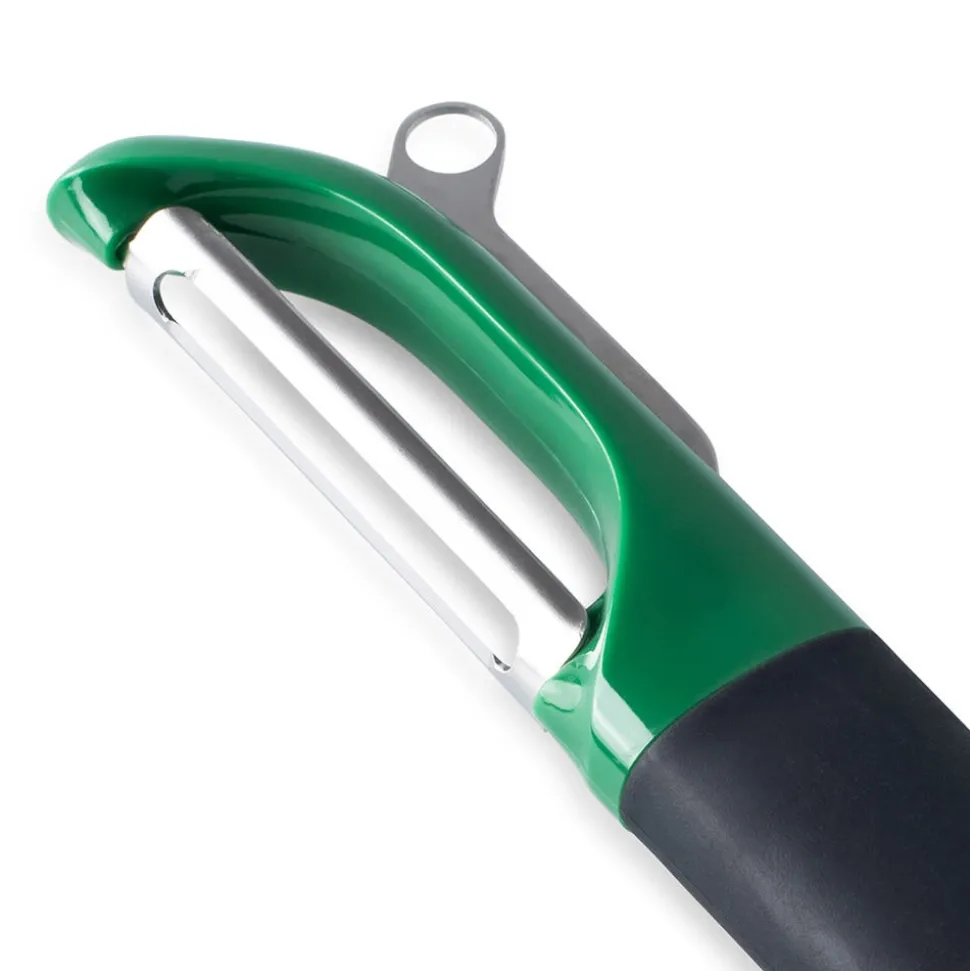 Joseph Joseph Handy Tool 'Multi-Peel' 3-In-1 Peeler (Dark Green)