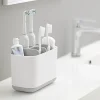Joseph Joseph Smart Bath Toothbrush Holder Caddy (White/Grey)