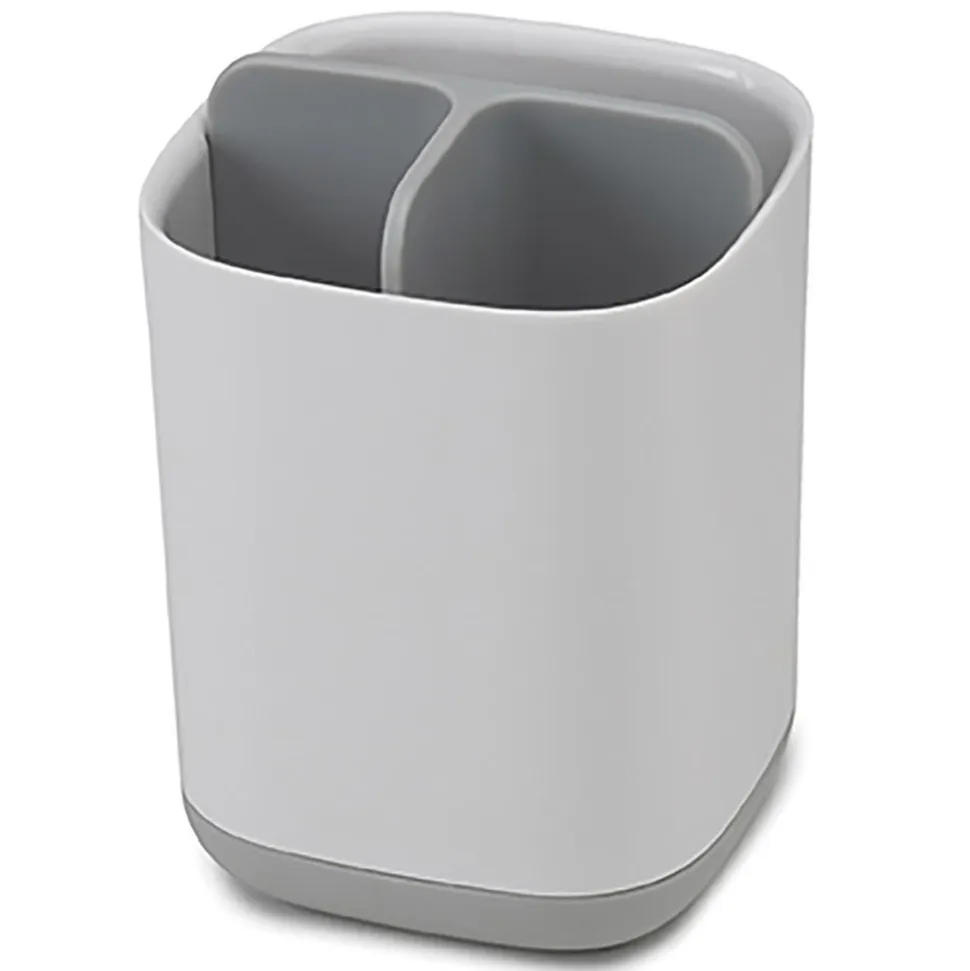 Joseph Joseph Smart Bath Toothbrush Holder Caddy (White/Grey)