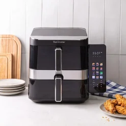 JS Gourmet Digital Touch Air Fryer (Stainless Steel)