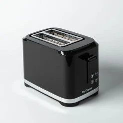 JS Gourmet Digital Touch Toaster 2 Slice (Black)