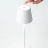 JS Maison Lucie Modern LED Touch Lamp (White)