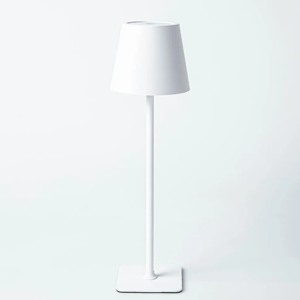 JS Maison Lucie Modern LED Touch Lamp (White)