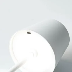 JS Maison Lucie Modern LED Touch Lamp (White)