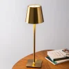 JS Maison Lucie Modern LED Touch Lamp (Gold)