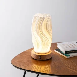 JS Maison Rechargeable 'Wave' Bedside Night Light
