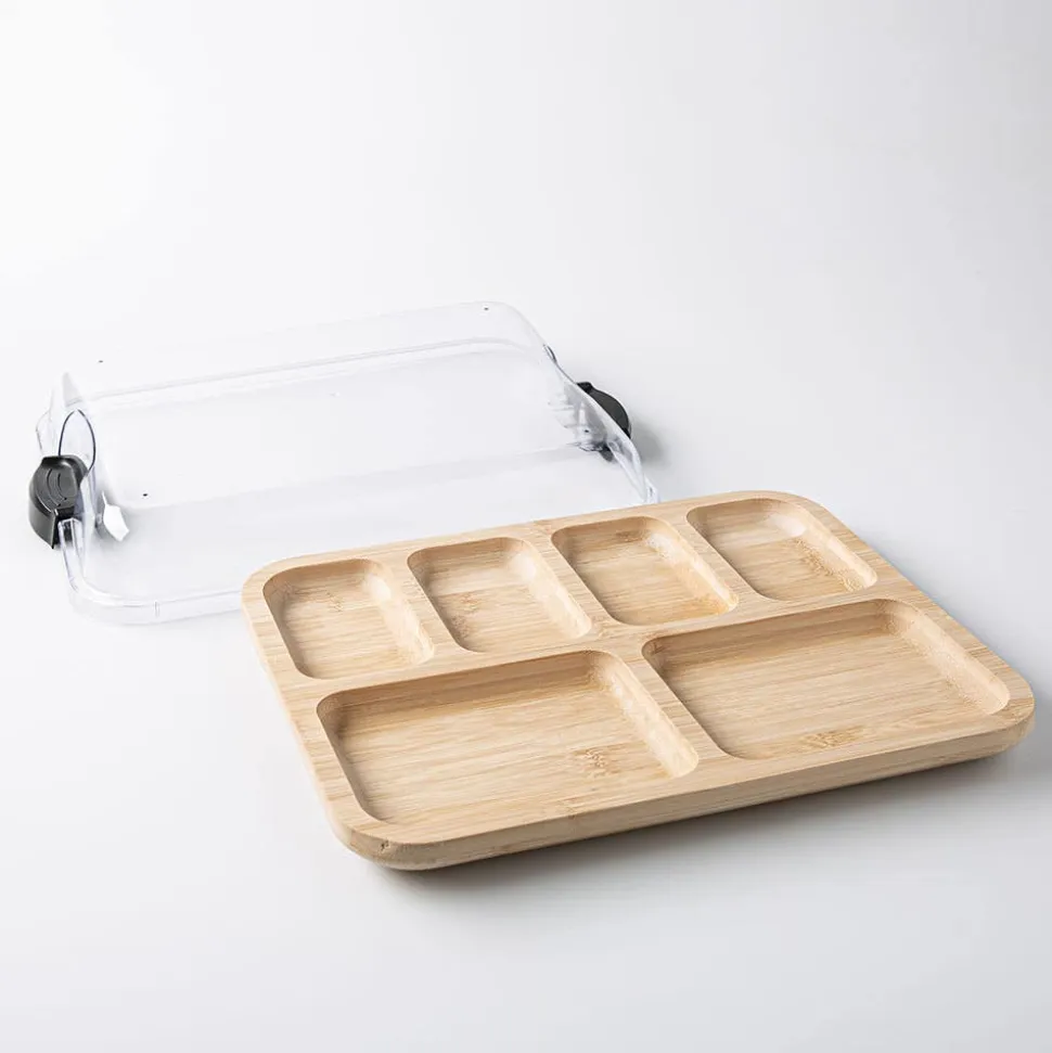 Kamenstein Buil-A-Board Portable Charcuterie Tray (Natural)