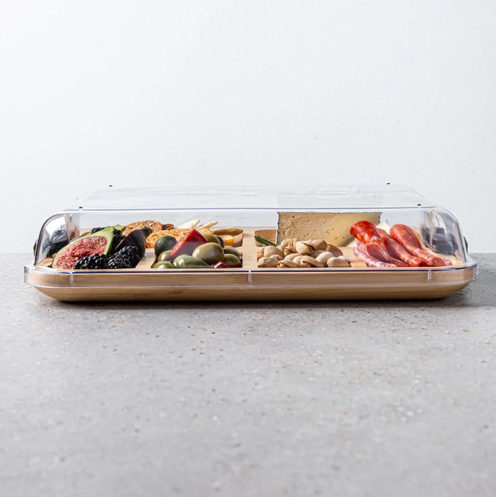 Kamenstein Buil-A-Board Portable Charcuterie Tray (Natural)