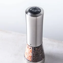Kamenstein Dual Compartment Battery Salt and Pepper Mill