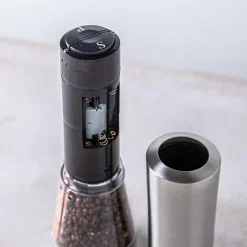 Kamenstein Dual Compartment Battery Salt and Pepper Mill