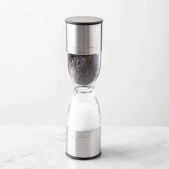 Kamenstein Holden Salt & Pepper Mill (Clear & Stainless Steel)
