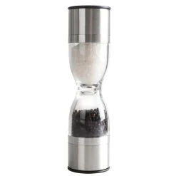 Kamenstein Holden Salt & Pepper Mill (Clear & Stainless Steel)