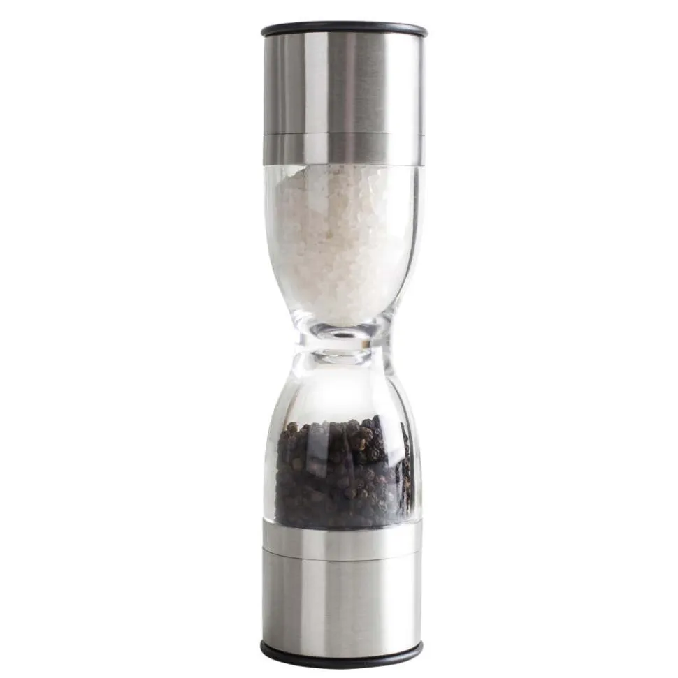 Kamenstein Holden Salt & Pepper Mill (Clear & Stainless Steel)