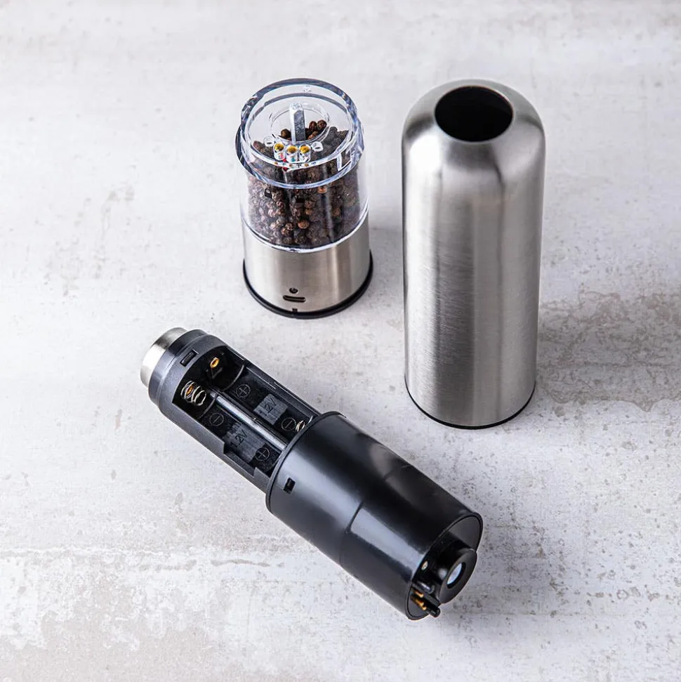 Kamenstein Recharge USB Pepper Grinder (Stainless Steel)