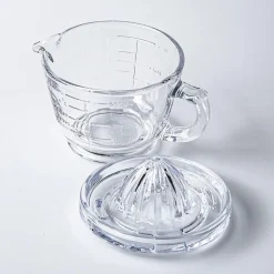 Keittiö Citrus Plus Glass Hand and Held Citrus Juicer (Clear)