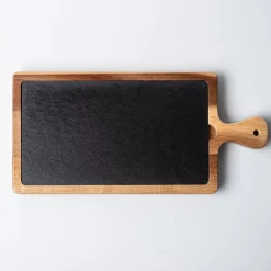Keittiö Essentials Rectangular Serving Board (Black/Wood)
