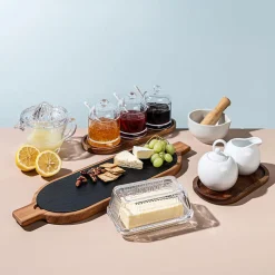 Keittiö Essentials Serving Jar with Porcelain Spoon (260mL)