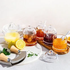 Keittiö Essentials Serving Jars with Spoons & Tray - Set of 7 (260mL)