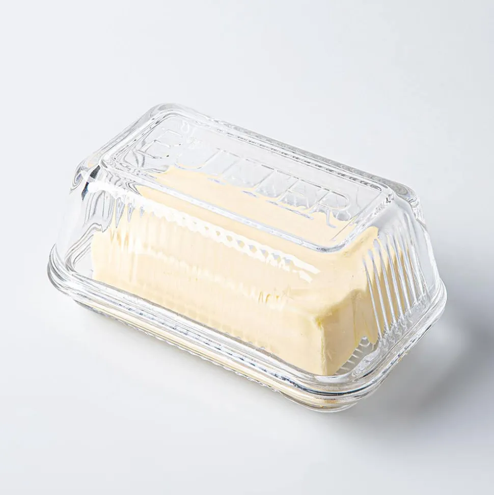 Keittiö Maslo Glass Butter Dish (Clear)
