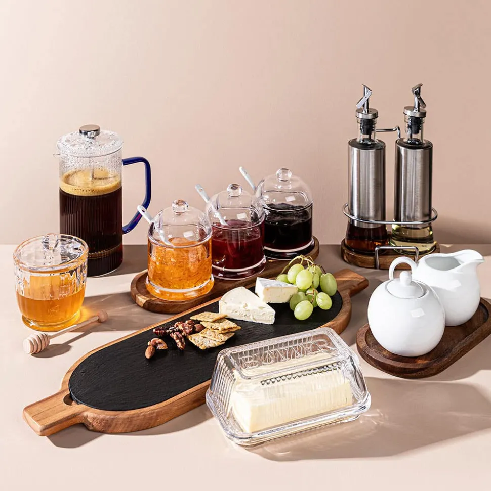Keittiö Maslo Glass Butter Dish (Clear)