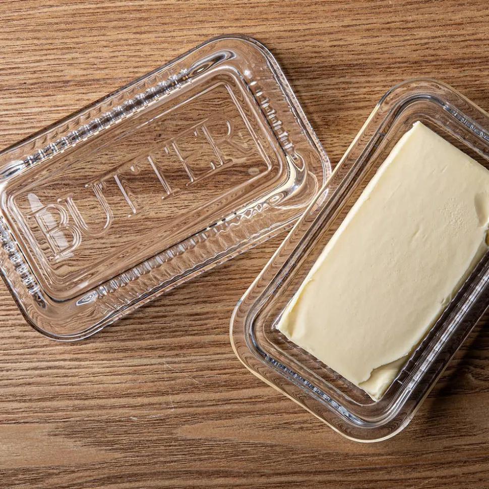 Keittiö Maslo Glass Butter Dish (Clear)