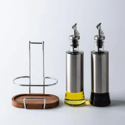 Keittiö Perfect Pour Glass Oil and Vinegar Bottle Combo - Set of 3