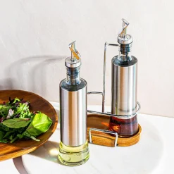 Keittiö Perfect Pour Glass Oil and Vinegar Bottle Combo - Set of 3