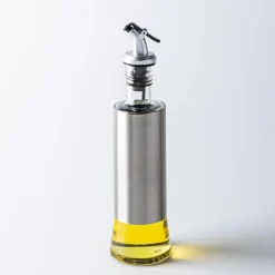 Keittiö Perfect Pour Glass Oil and Vinegar Bottle (St/St - Clear)