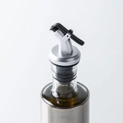 Keittiö Perfect Pour Glass Oil and Vinegar Bottle (St/St - Clear)