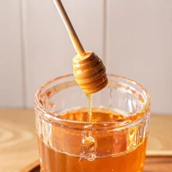 Keittiö Sweet Hive Glass Honey Jar with Dipper (Clear)