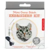 Kikkerland Cross Stitch 'Cat' Mini Embroidery Kit