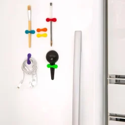 Kikkerland Funky Rainbow Grip Magnets - Set of 6
