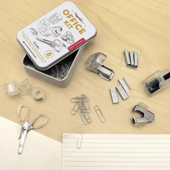 Kikkerland Tin Anywhere Office Kit