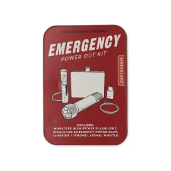 Kikkerland Tin Power Out Kit