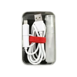 Kikkerland Tin Tech Emergency Kit