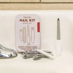 Kikkerland Tin Travel Nail Kit