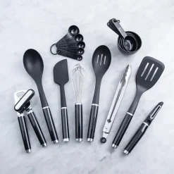 KitchenAid Classic Culinary Gadget and Tool - Set of 17 (Black)