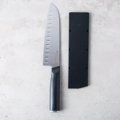 KitchenAid Classic Non-Slip Santoku Knife 7" (Black)