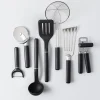 KitchenAid Classic Nylon Short Slotted Turner (Black/Stainless Steel)
