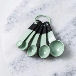 KitchenAid Cooks Silicone Measuring Spoon - Set of 5 (Pistachio)
