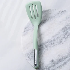 KitchenAid Cooks Silicone Slotted Turner (Pistachio)