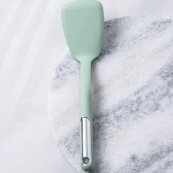 KitchenAid Cooks Silicone Solid Turner (Pistachio)