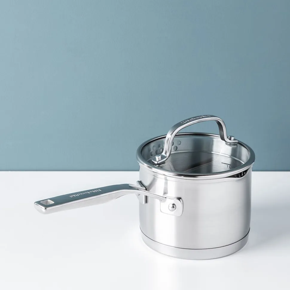KitchenAid 3-Ply Cookware Combo - Set of 11 (Stainless Steel)