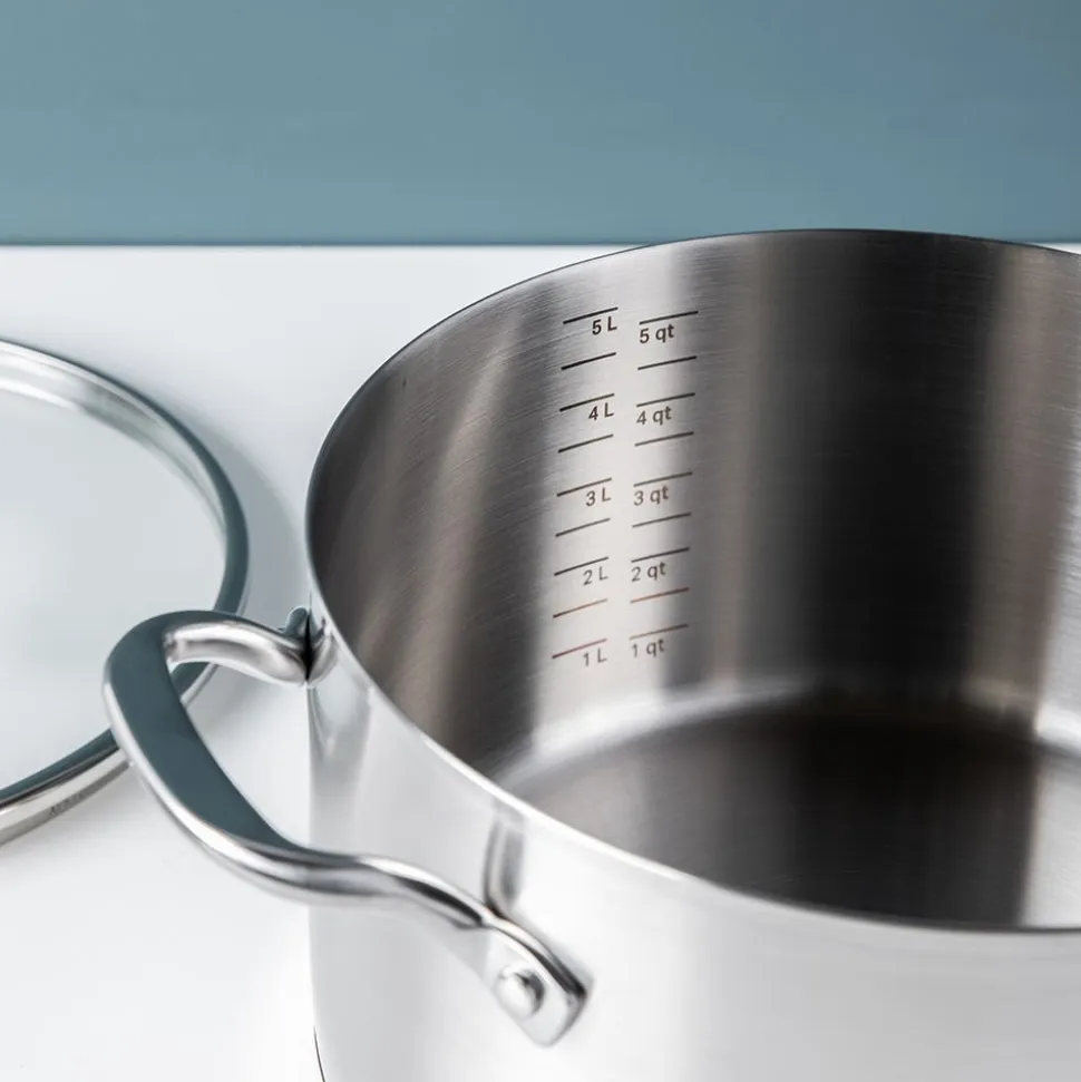 KitchenAid 3-Ply Cookware Combo - Set of 11 (Stainless Steel)